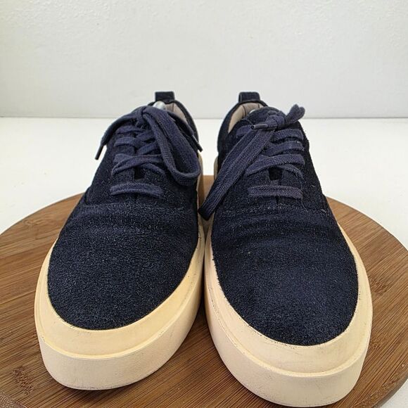Fear of God 101 Lace Up Blue Suede Sneakers Mens Shoe Size EU 42 US 9 - Picture 3 of 15